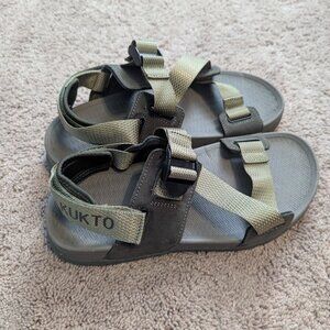KUKTO Slide Sandals Military Green Size 39 (8-8.5) NEW